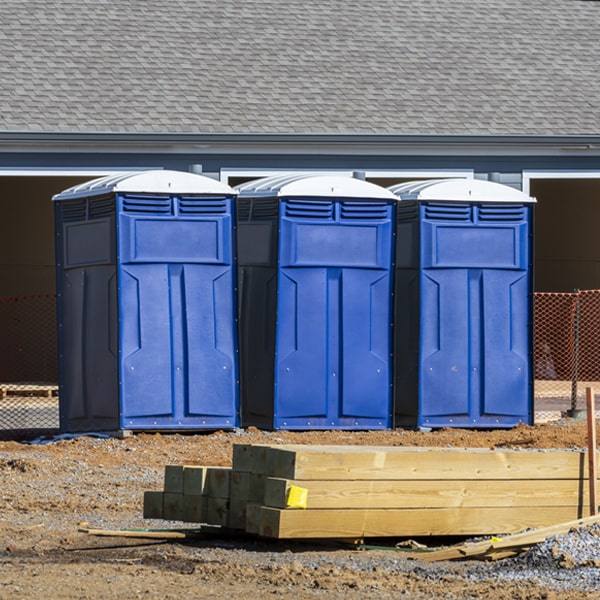 are there any restrictions on what items can be disposed of in the portable toilets in McDougal AR